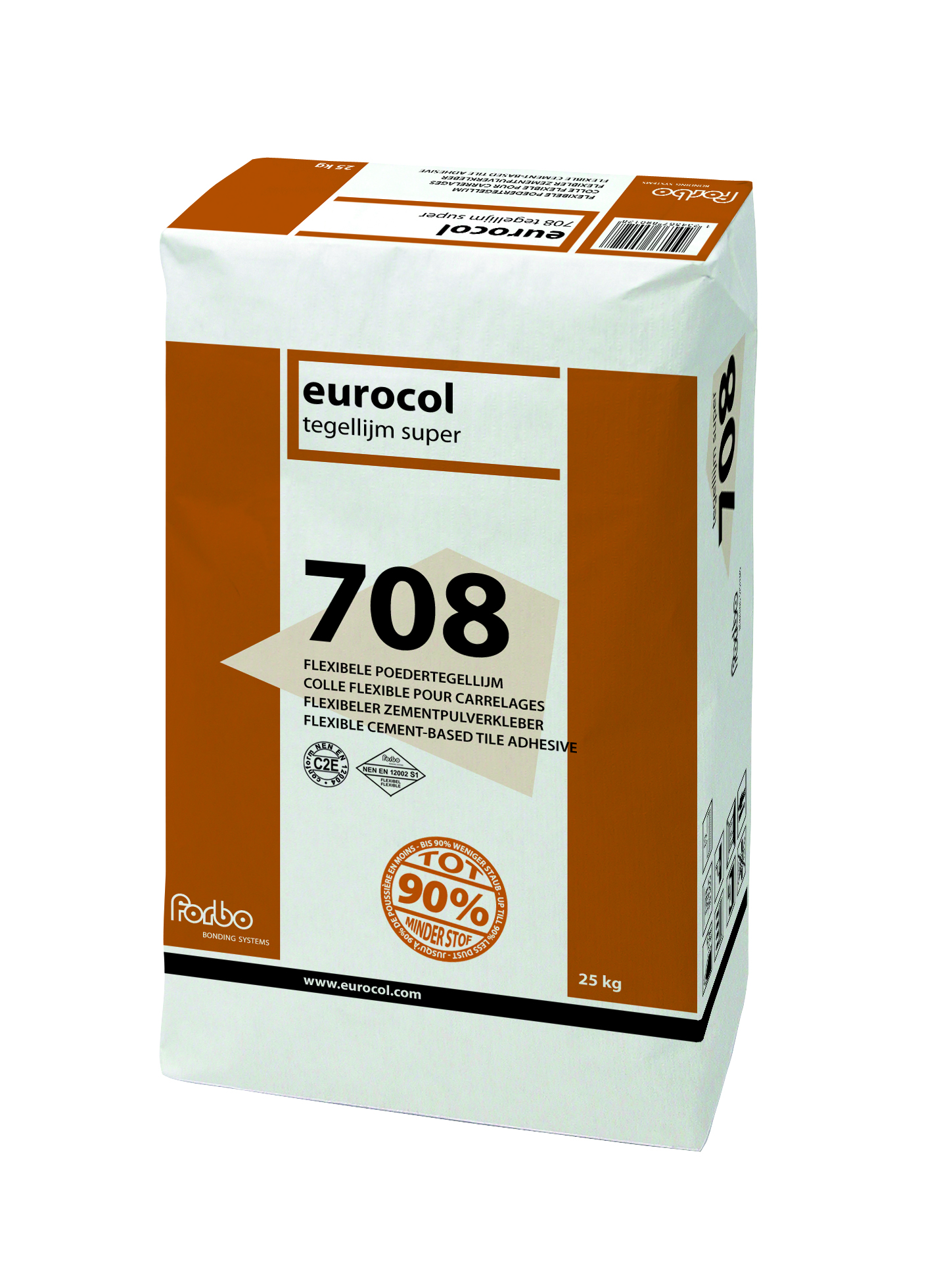 Eurocol 708 Tegellijm Super zak 25 kg